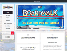 Tablet Screenshot of boardwalkhotdogs.com
